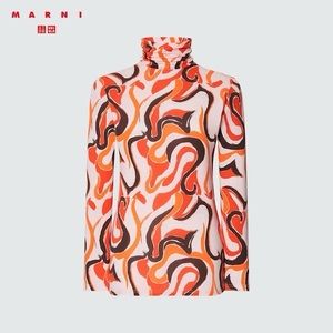 Marni Heat tech Uniqlo thermal layer top roll neck Size M medium NEW